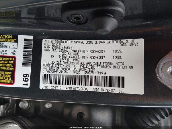 2023 TOYOTA TACOMA TRD SPORT