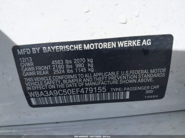 2014 BMW 335I