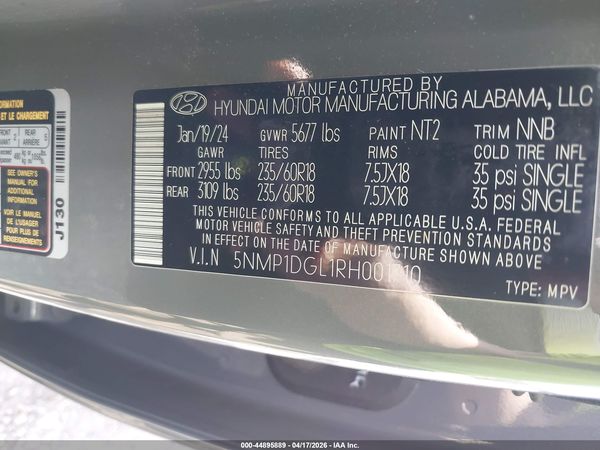2024 HYUNDAI SANTA FE SE