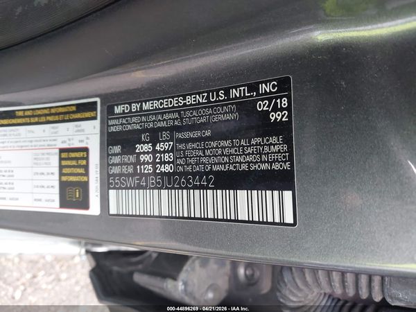2018 MERCEDES-BENZ C 300 C300