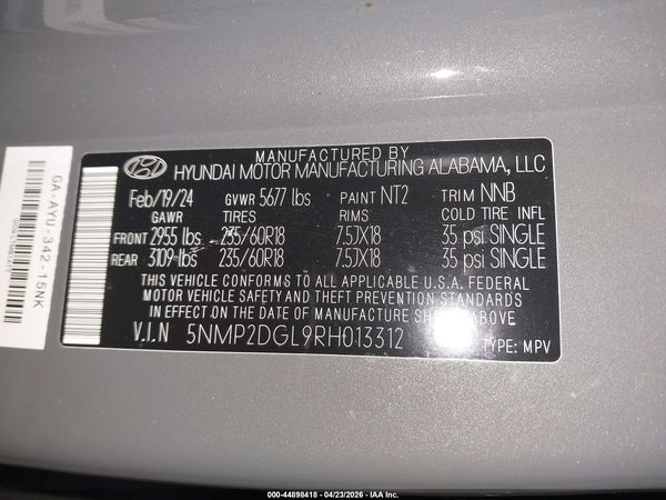 2024 HYUNDAI SANTA FE SEL