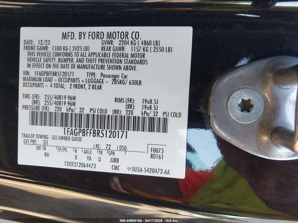 2024 FORD MUSTANG GT PREMIUM
