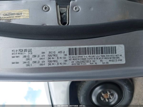 2016 JEEP COMPASS LATITUDE