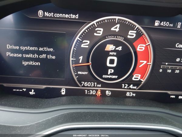 2018 AUDI S4 3.0T PREMIUM PLUS