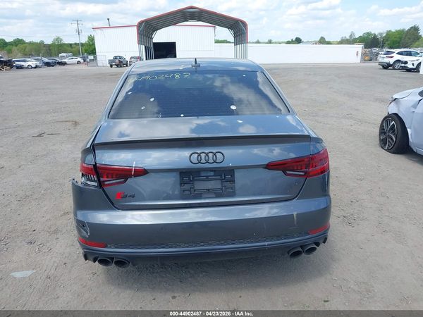 2018 AUDI S4 3.0T PREMIUM PLUS