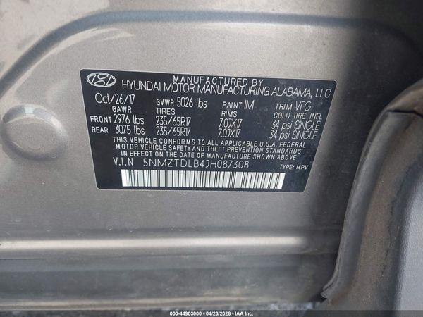 2018 HYUNDAI SANTA FE SPORT 2.4L