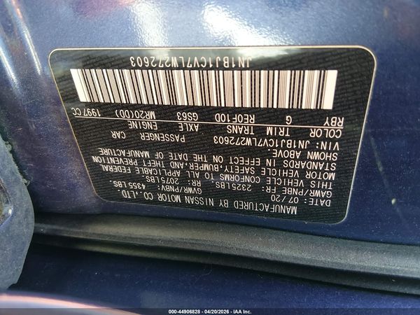2020 NISSAN ROGUE SPORT S FWD XTRONIC CVT