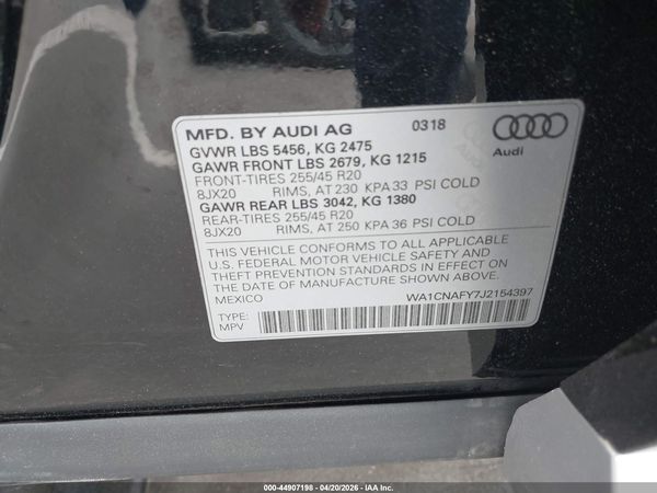 2018 AUDI Q5
