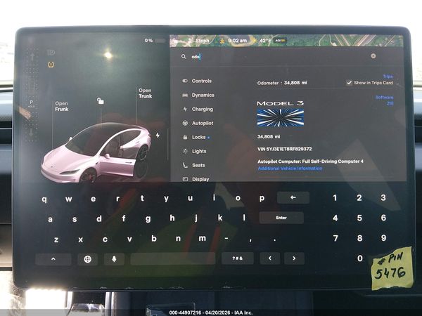 2024 TESLA MODEL 3
