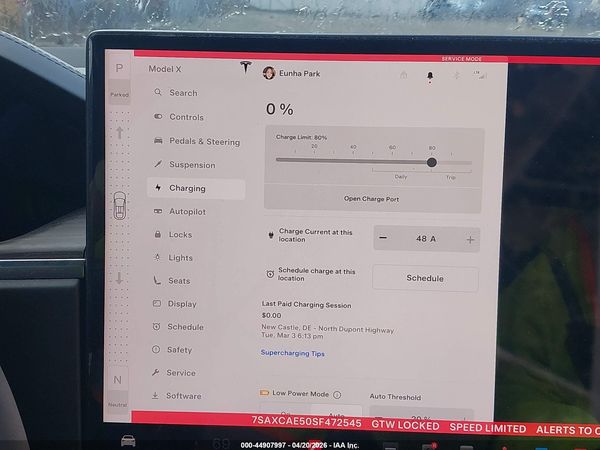 2025 TESLA MODEL X LONG RANGE