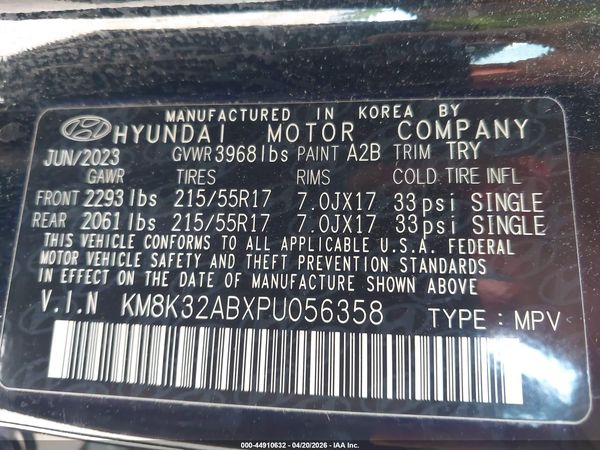 2023 HYUNDAI KONA SEL
