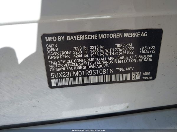 2024 BMW X7 XDRIVE40I