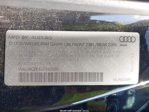 2018 AUDI A3
