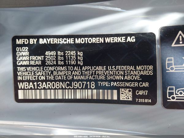 2022 BMW M440I XDRIVE