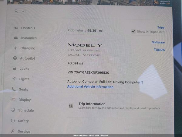 2022 TESLA MODEL Y