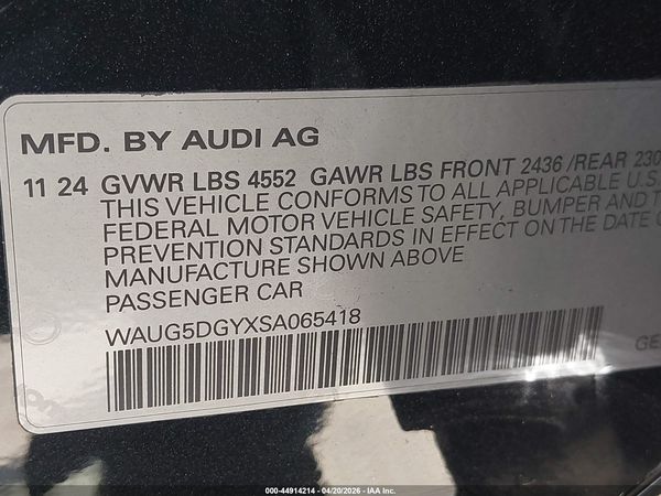 2025 AUDI S3
