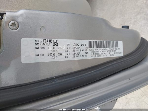 2016 DODGE GRAND CARAVAN SXT