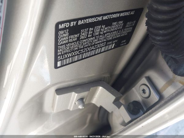 2013 BMW X3 XDRIVE28I