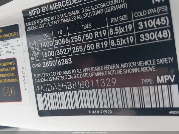 2018 MERCEDES-BENZ GLE 350 4MATIC