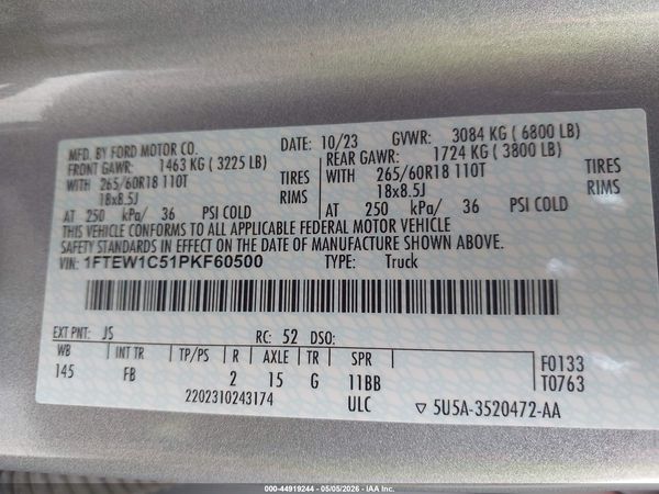 2023 FORD F-150 XLT