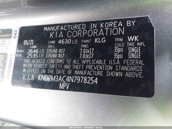 2022 KIA SPORTAGE LX