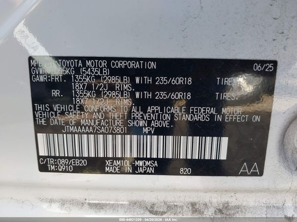 2025 TOYOTA BZ4X XLE