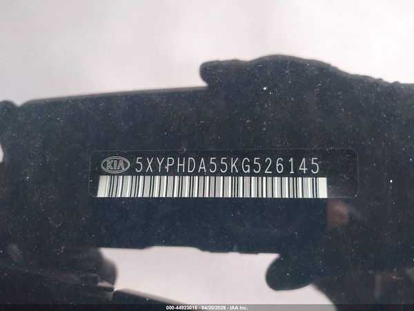 2019 KIA SORENTO 3.3L EX