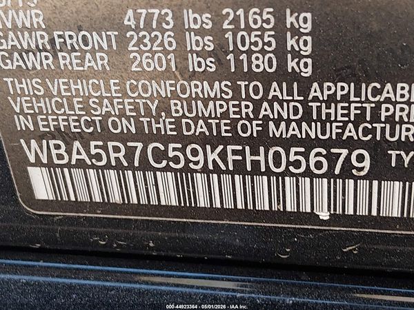 2019 BMW 330I XDRIVE