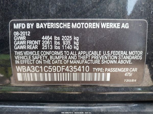 2013 BMW 328I