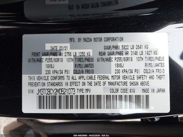 2021 MAZDA CX-9 TOURING
