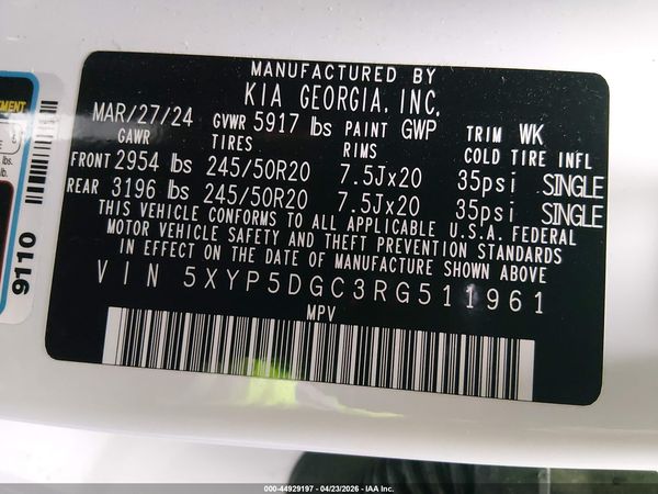 2024 KIA TELLURIDE SX PRESTIGE X-LINE