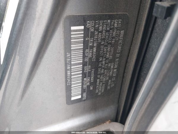 2021 NISSAN ROGUE SPORT S AWD XTRONIC CVT