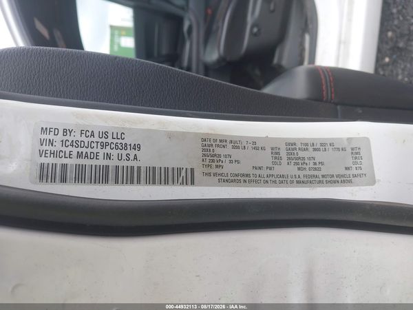 2023 DODGE DURANGO R/T PLUS AWD