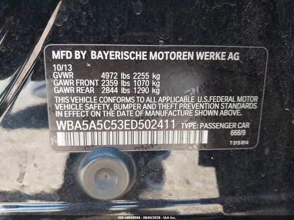 2014 BMW 528I