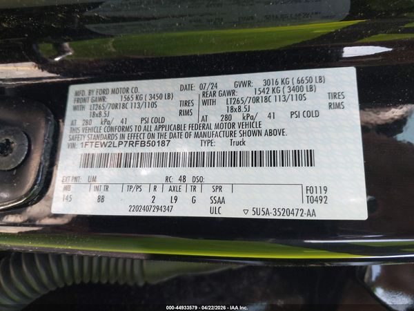 2024 FORD F-150 STX