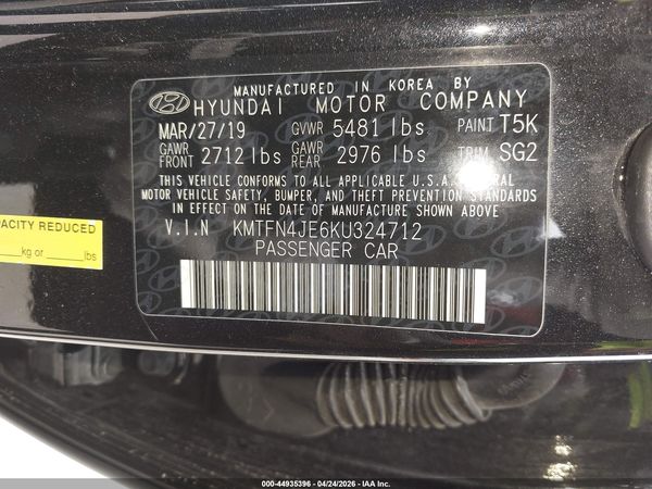 2019 GENESIS G80 3.8
