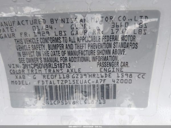 2024 NISSAN KICKS SR XTRONIC CVT — I9