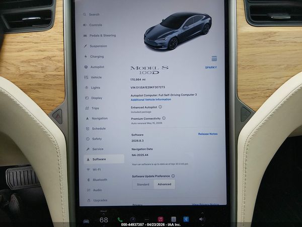 2019 TESLA MODEL S — I132