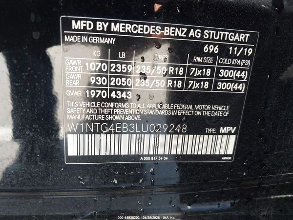 2020 MERCEDES-BENZ GLA 250 GLA250