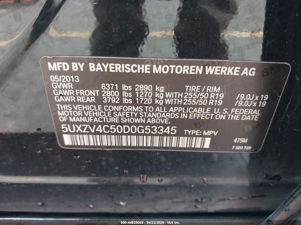2013 BMW X5