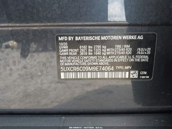 2021 BMW X5 XDRIVE40I
