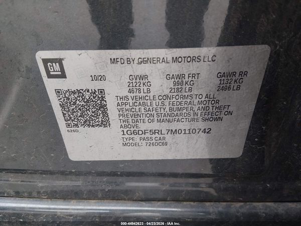 2021 CADILLAC CT4 PREMIUM LUXURY
