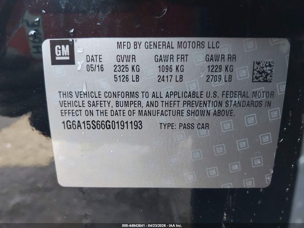 2016 CADILLAC CTS-V V Series
