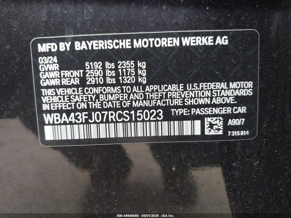2024 BMW 530I