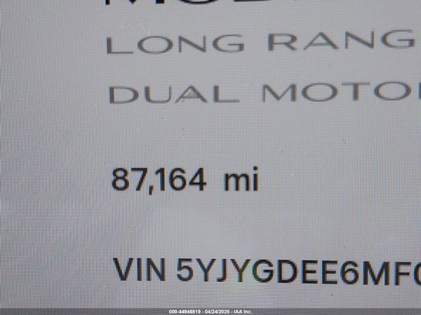 2021 TESLA MODEL Y