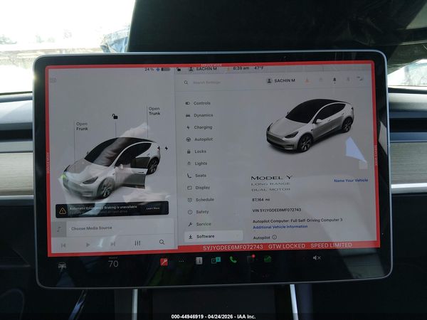 2021 TESLA MODEL Y