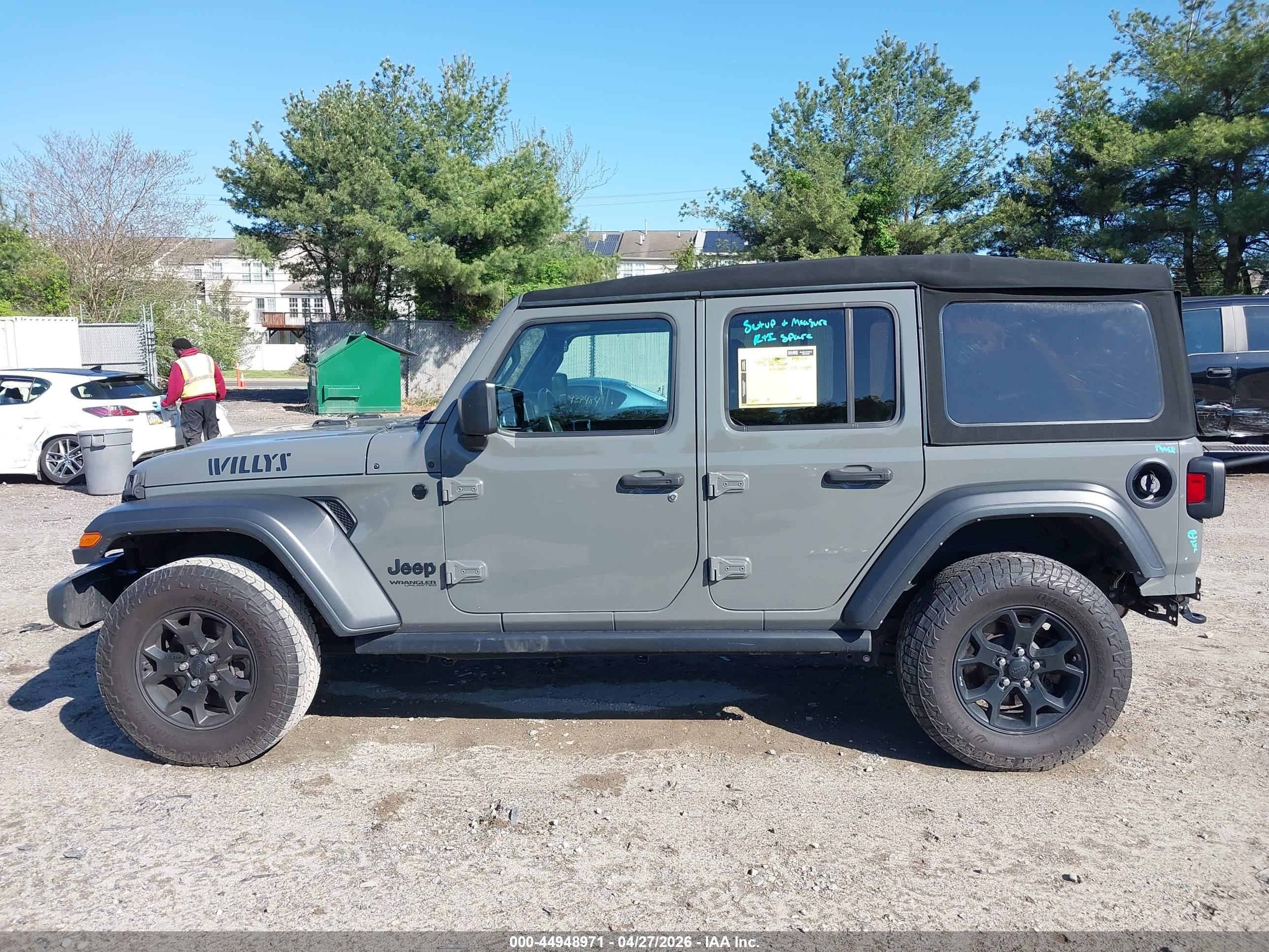 2022 JEEP WRANGLER UNLIMITED WILLYS 4X4