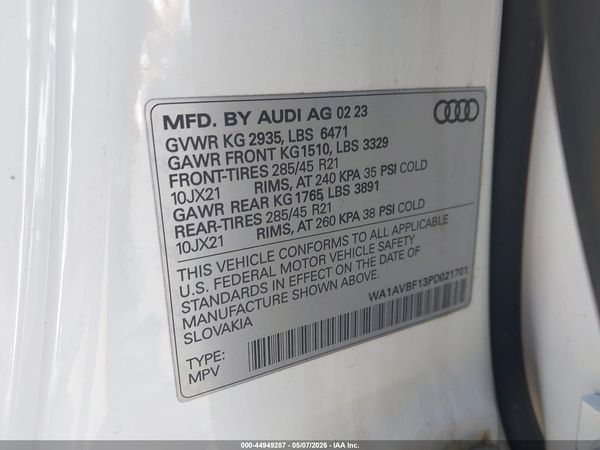 2023 AUDI Q8