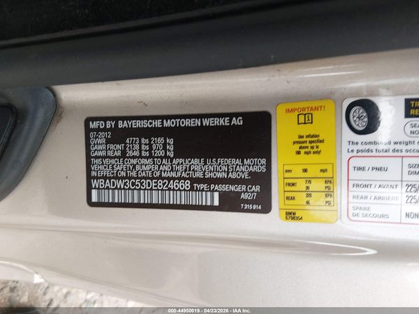 2013 BMW 328I