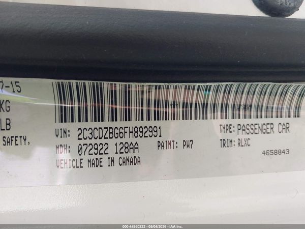 2015 DODGE CHALLENGER SXT PLUS